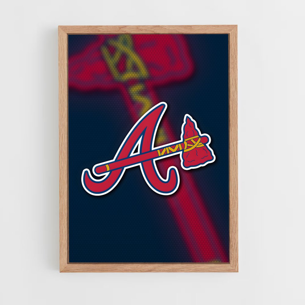 Poster Braves Nation – affiche Baseball (vue 4)